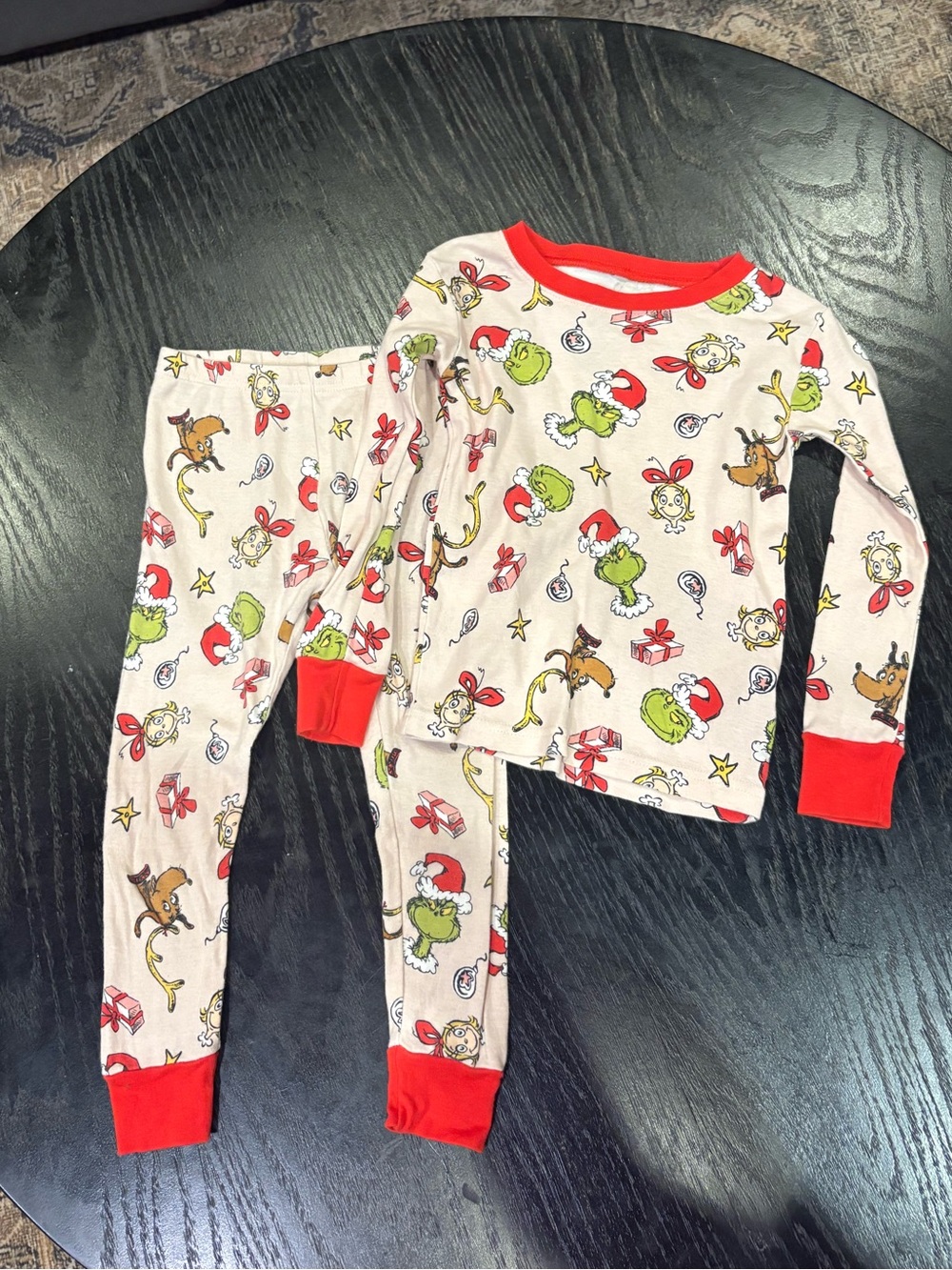Carter’s Toddler 2-Piece Christmas Grinch Pajamas Size 3T Organic Cotton - Picture 2 of 9